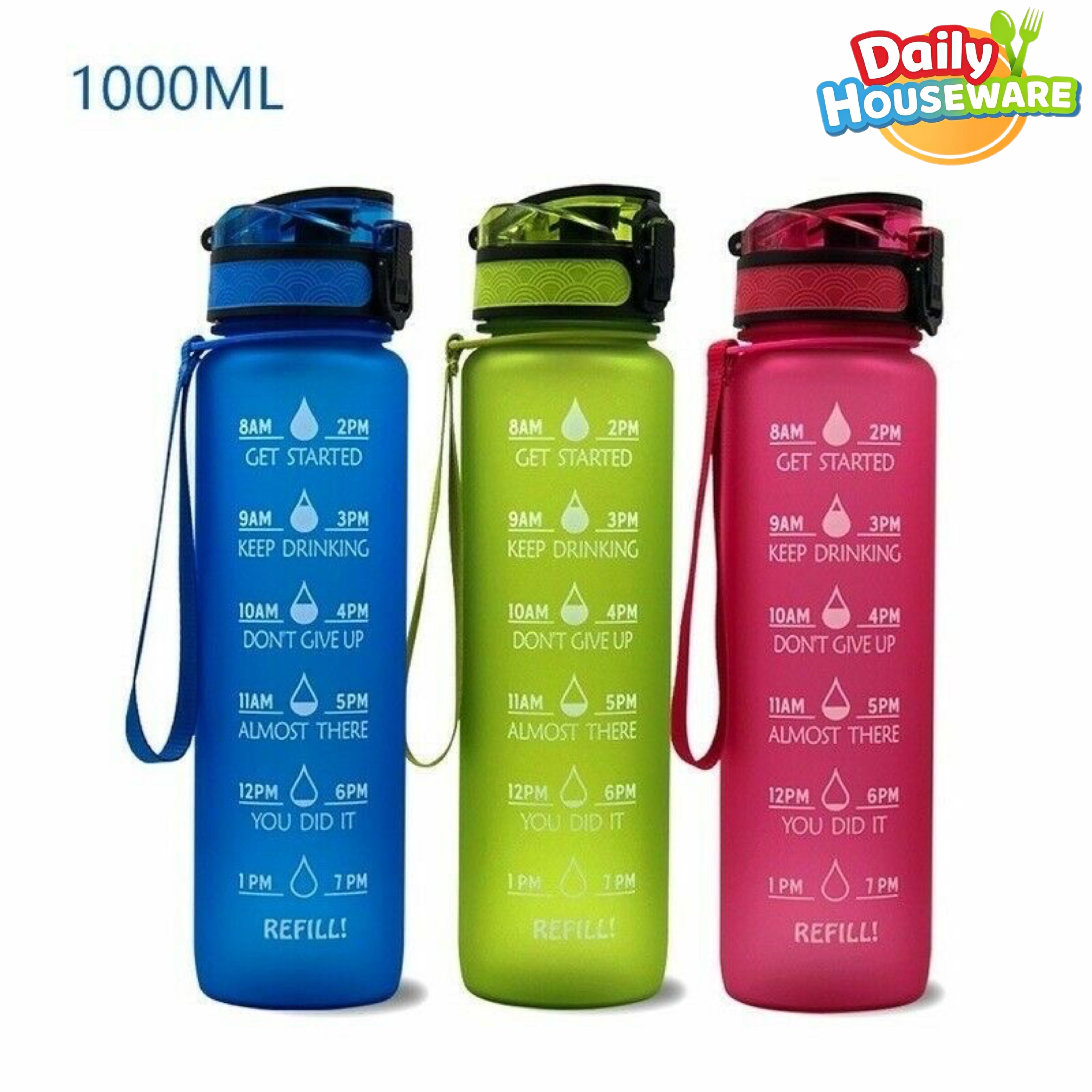 Hydration Tracker Bottle – 1000ML